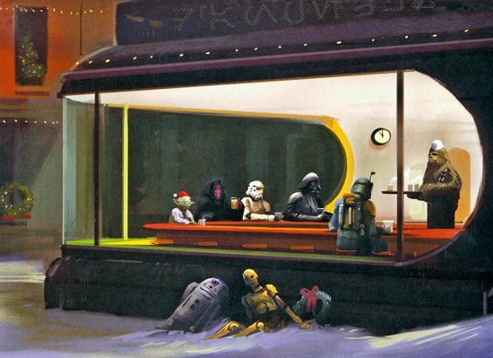 Does it snow on Coruscant?