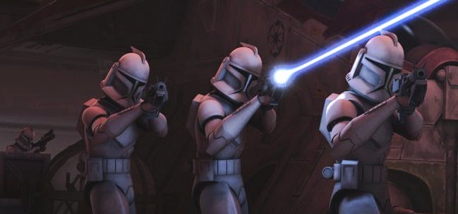 There's thirty of us and one of them!